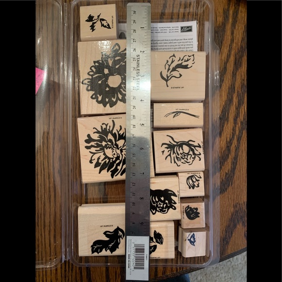 Pretty Peony rubber stamp set - Picture 4 of 4